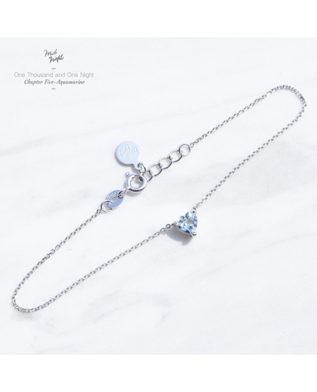 Chapter Five-Aquamarine Heart Bracelet