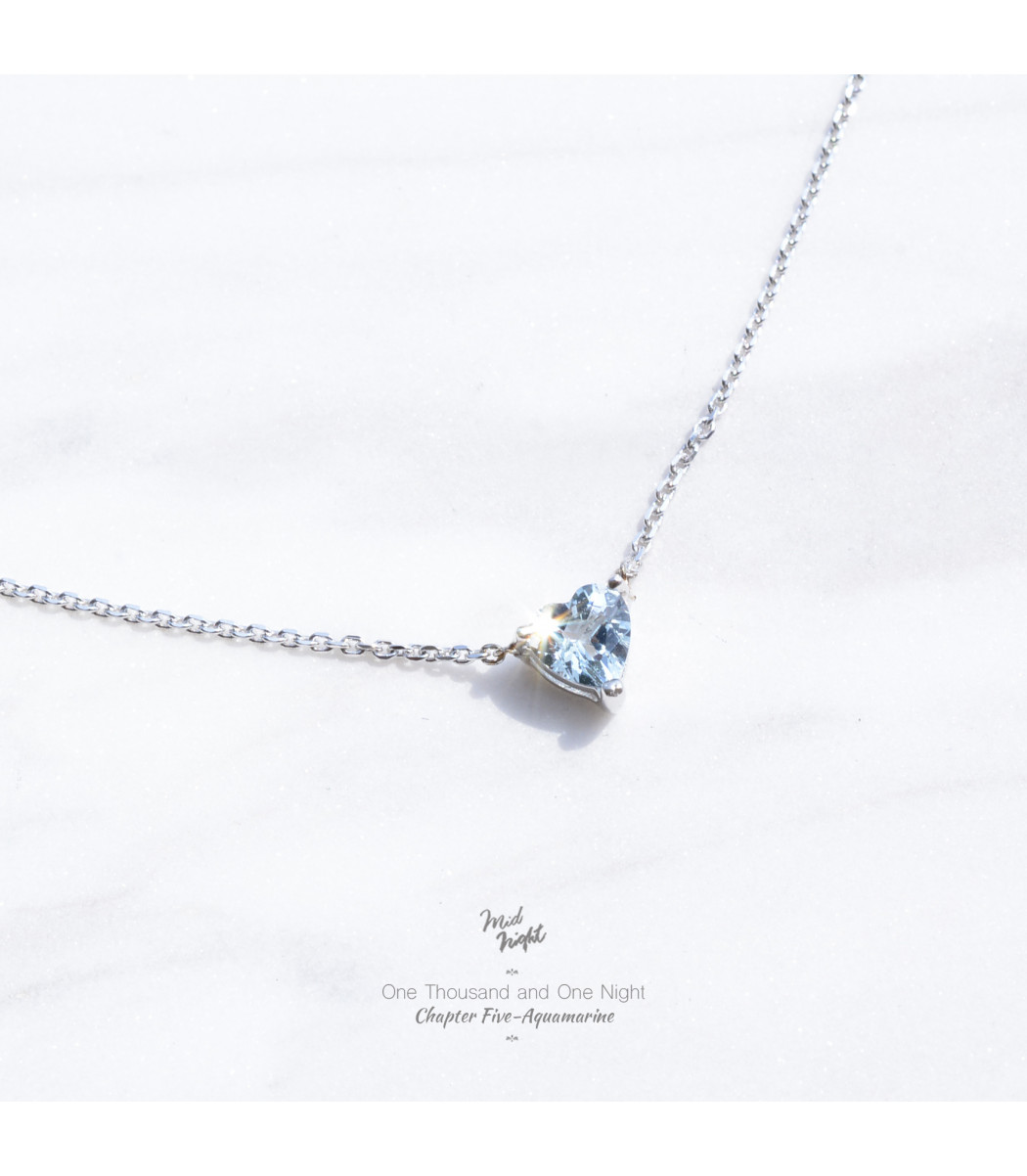 Chapter Five-Aquamarine Heart Necklace