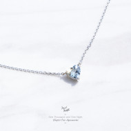Chapter Five-Aquamarine Heart Necklace