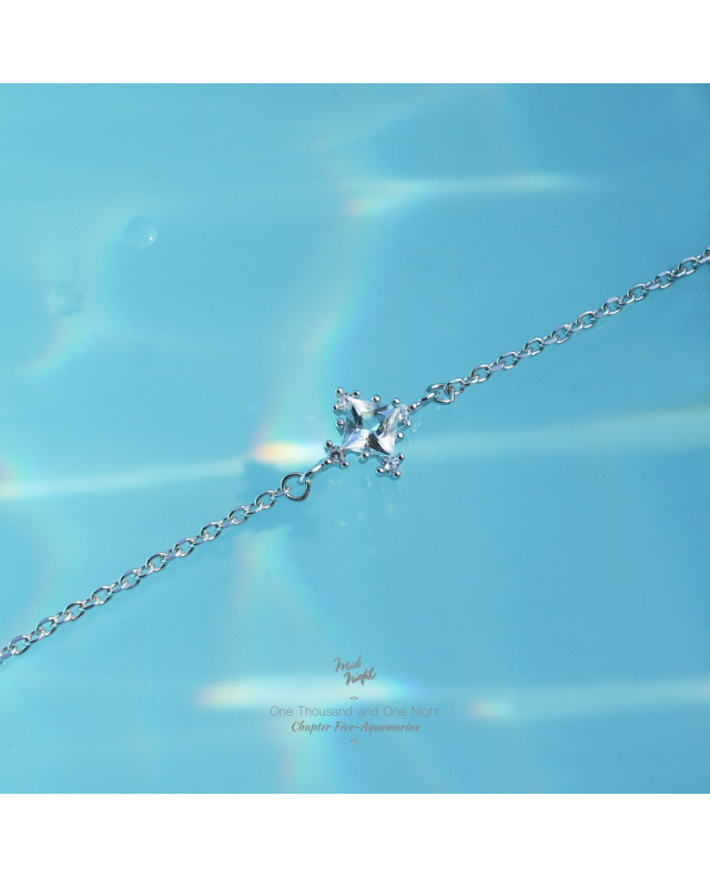 Chapter Five-Aquamarine RHO Antique Bracelet