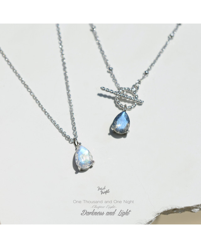 Chapter Eight-Darkness and Light Droplet Necklace