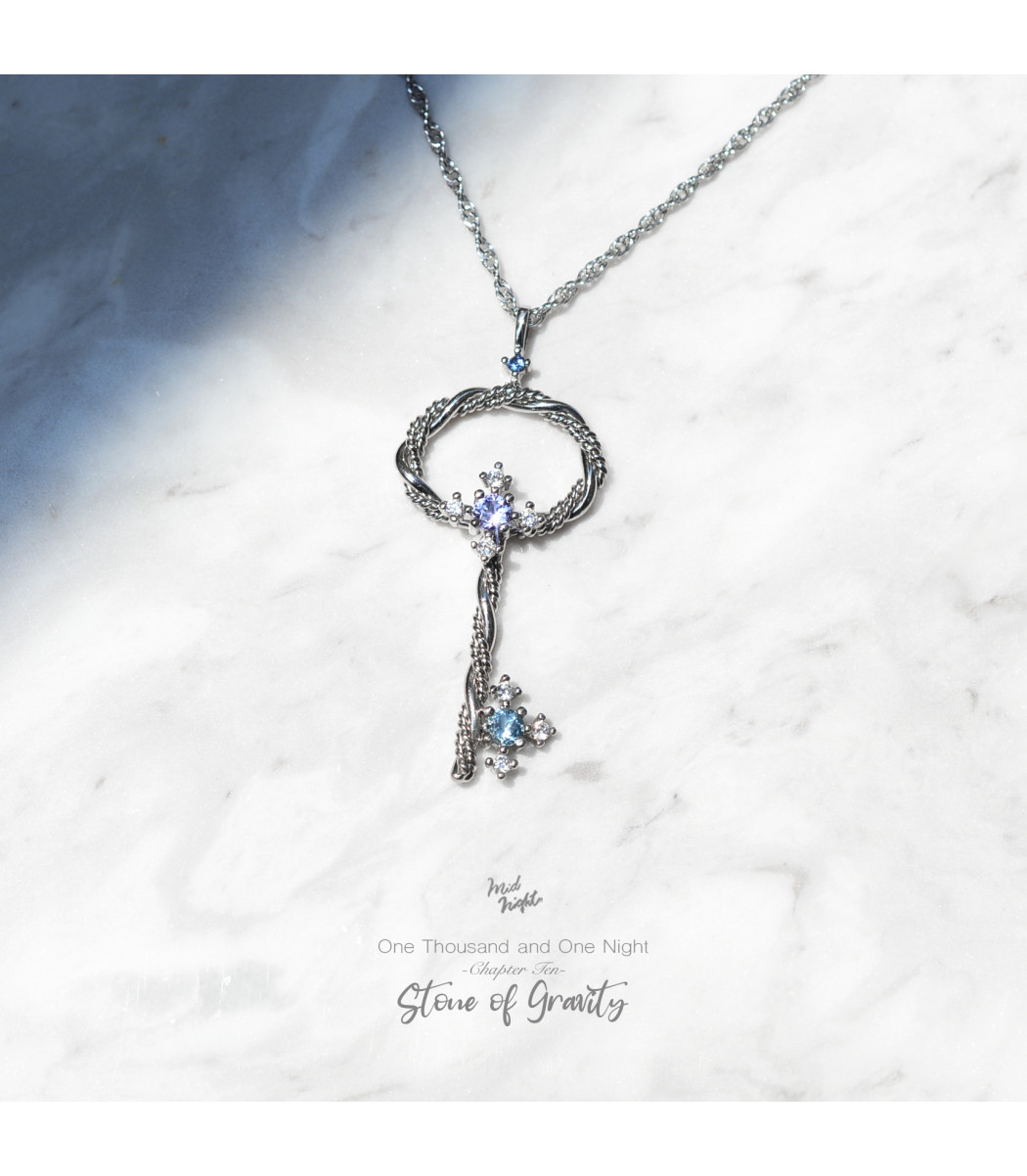 The Birthstone Magical Key Necklace