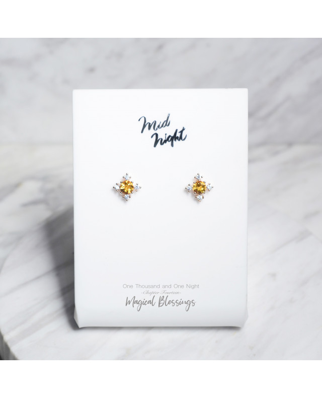 Chapter Fourteen-Citrine Classic Antique Earrings