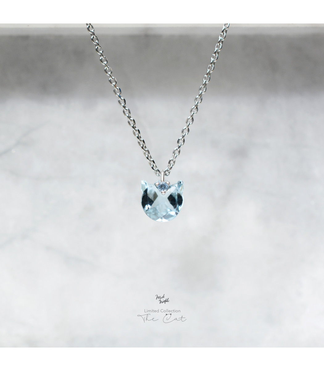 Limited Collection-The Cat Topaz Necklace