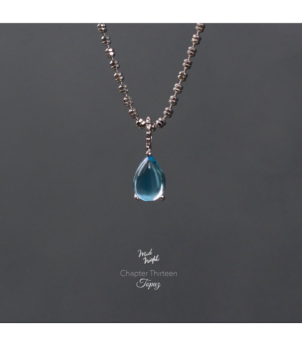 Chapter Thirteen-Swiss Blue Be Water Necklace