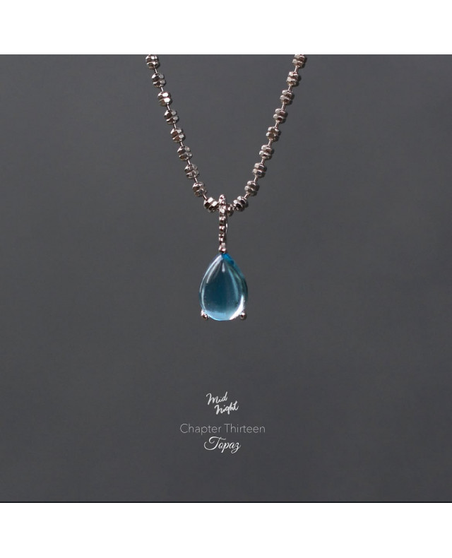 Chapter Thirteen-Swiss Blue Be Water Necklace