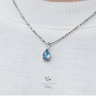 Chapter Thirteen-Swiss Blue Be Water Necklace