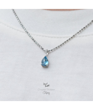 Chapter Thirteen-Swiss Blue Be Water Necklace