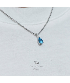 Chapter Thirteen-Swiss Blue Be Water Necklace