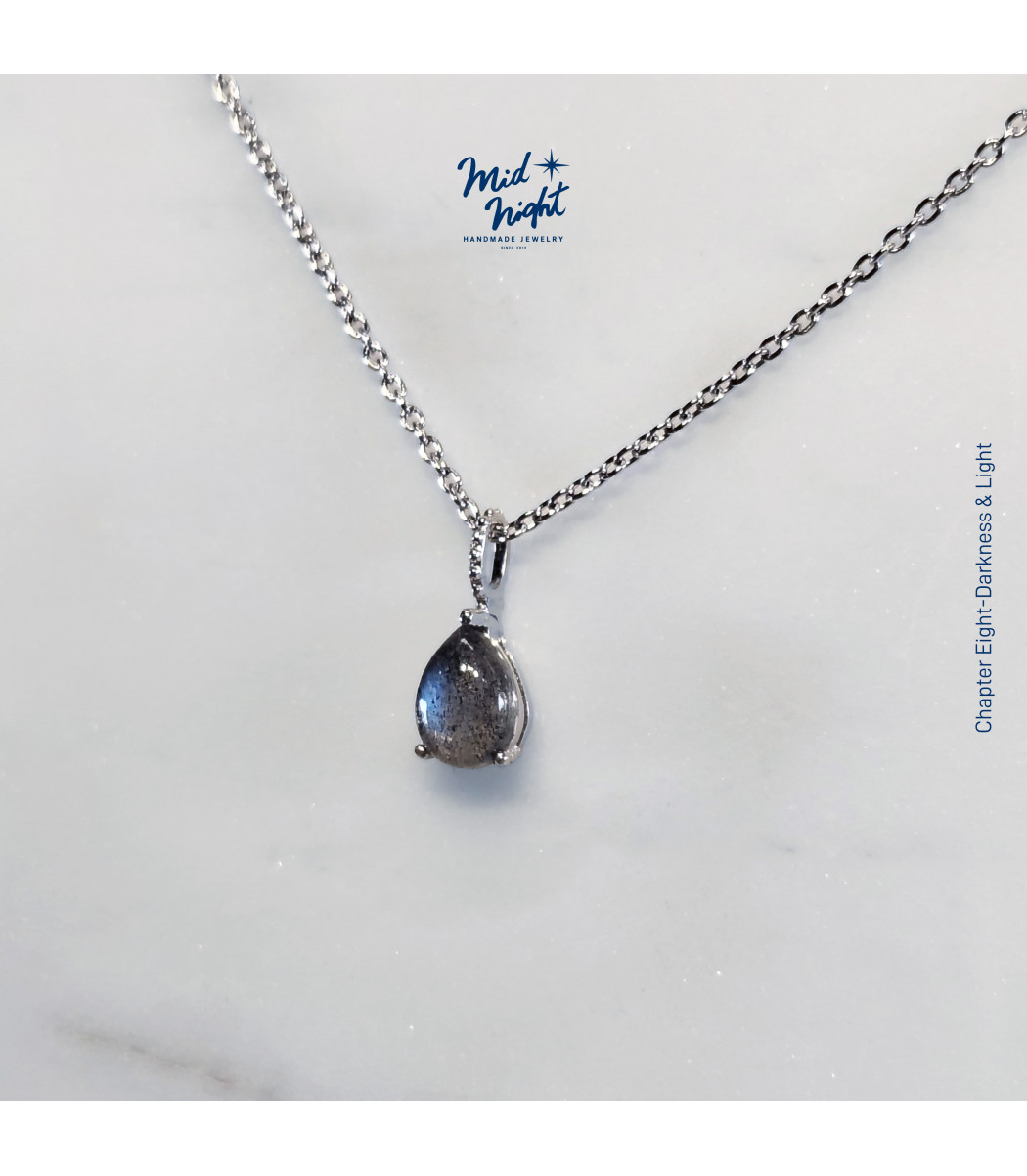 Chapter Eight-Labradorite Droplet Necklace
