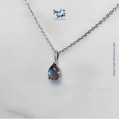 Chapter Eight-Labradorite Droplet Necklace