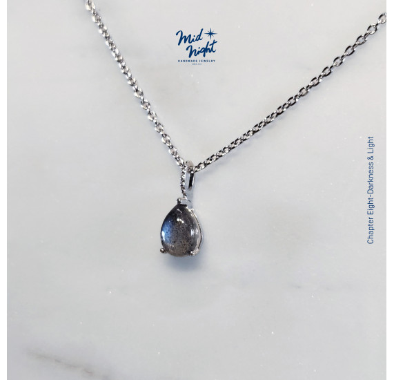Chapter Eight-Labradorite Droplet Necklace