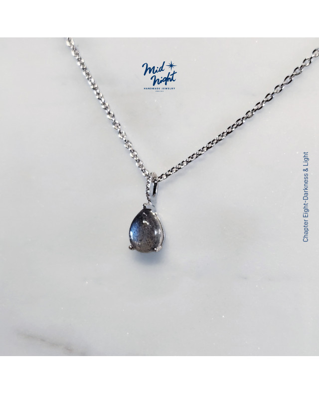 Chapter Eight-Labradorite Droplet Necklace