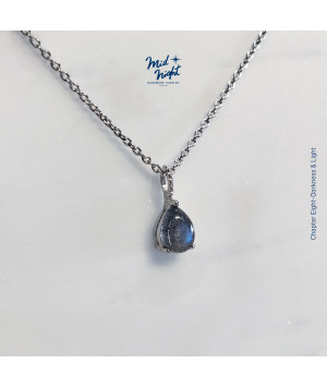 Chapter Eight-Labradorite Droplet Necklace