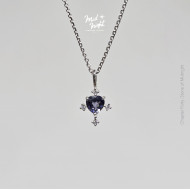 Chapter Forty-Iolite Antique Heart Necklace