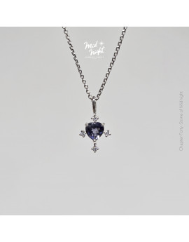Chapter Forty-Iolite Antique Heart Necklace