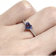 Chapter Forty-Iolite Happy Heart Ring