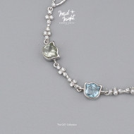 Limited Collection-Miniz Cat Color Stone Bracelet 