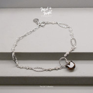 Limited Collection-Smoky Quartz Cat Antique Bracelet