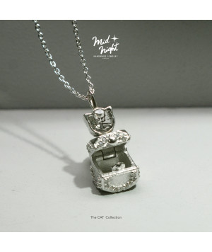 Limited Collection-Miniz Cat Treasure Box Necklace