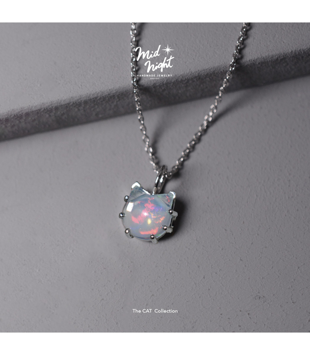 Limited Collection-The Cat Opal Necklace