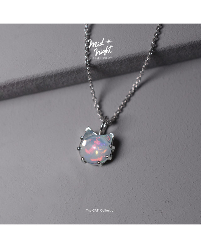 Limited Collection-The Cat Opal Necklace