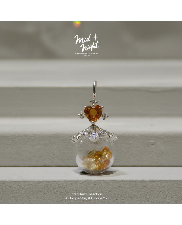 Star Dust Collection-Heart Necklace 