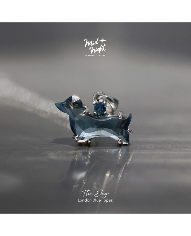 The Dog-Dachshund Topaz Necklace The Dog-Dachshund Topaz Necklace