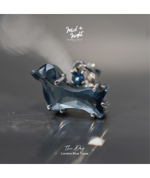 The Dog-Dachshund Topaz Necklace