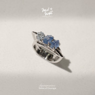 March Birthstone-Aquamarine Brave Shard Ring