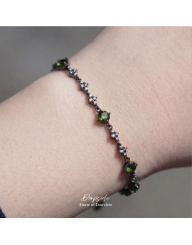 May Birthstone-Diopside Retro Lattice Bracelet May Birthstone-Diopside Retro Lattice Bracelet