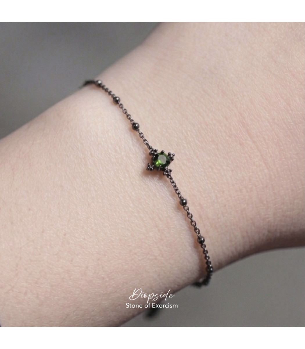 May Birthstone-Diopside Elf Classic Bracelet May Birthstone-Diopside Elf Classic Bracelet